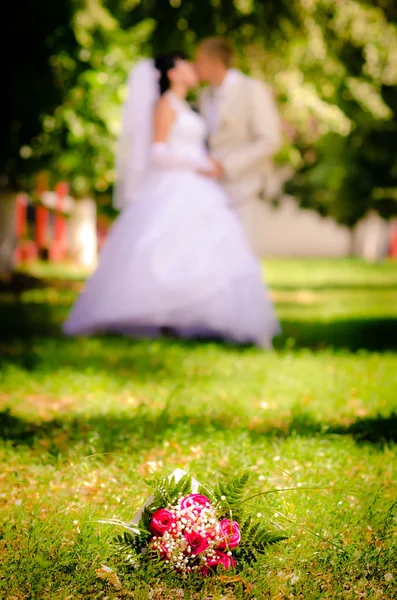 Bouquet di rose rosse — Foto Stock