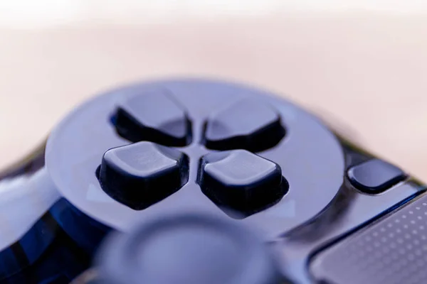 Brecht Belgien April 2020 Ett Närporträtt Riktningskontrollerna Sony Playstation Controller — Stockfoto