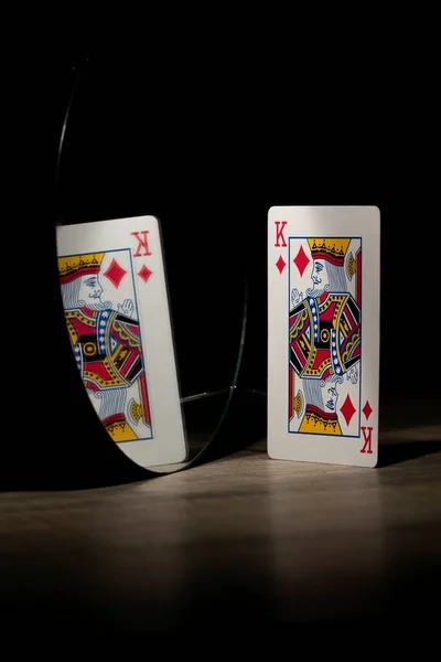 Брехт Бельгия Мая 2020 Года Алмазный Король Колоды Игральных Карт — стоковое фото