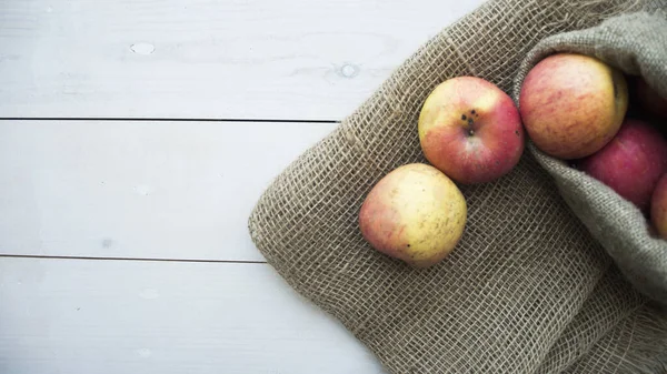 Äpplen Rutig Väv — Stockfoto