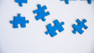 mavi bulmacalar, dokular ve arkaplan