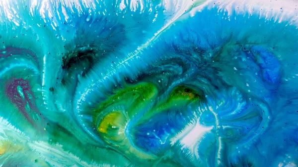 Sulu mürekkebin renkleri saydamdır. Soyut çok renkli mermer desen arkaplanı