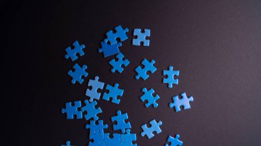 mavi bulmacalar, dokular ve arkaplan