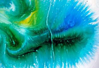 Renkli desen mürekkep sıçraması. Parlak renkli doku.