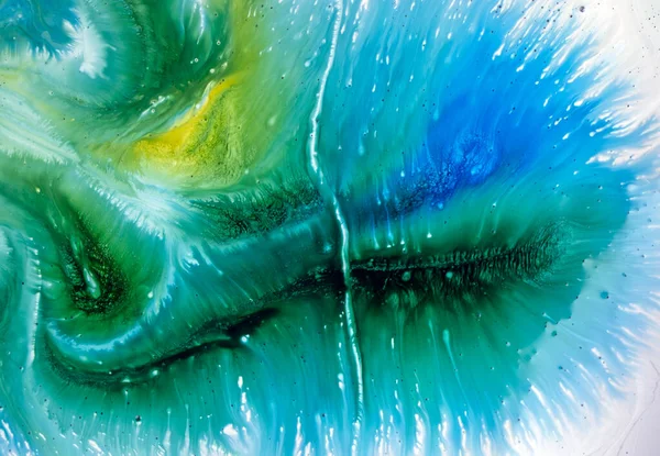 Renkli desen mürekkep sıçraması. Parlak renkli doku.