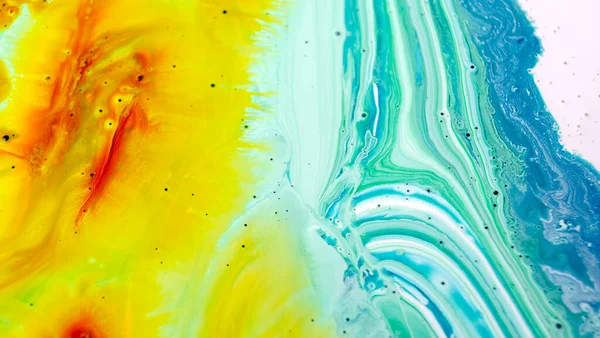 Kleuren Van Waterige Inkt Zijn Doorschijnend Abstract Veelkleurige Marmeren Textuur — Stockfoto