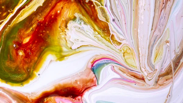 Цвета Водяных Чернил Полупрозрачны Абстрактный Многоцветный Мраморный Фон — стоковое фото