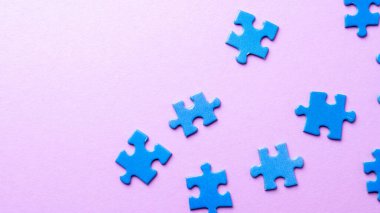 mavi bulmacalar, dokular ve arkaplan