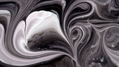 Sulu mürekkebin renkleri saydamdır. Soyut çok renkli mermer desen arkaplanı