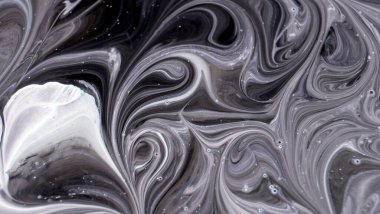 Sulu mürekkebin renkleri saydamdır. Soyut çok renkli mermer desen arkaplanı