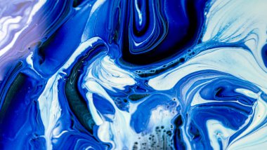 Sulu mürekkebin renkleri saydamdır. Soyut çok renkli mermer desen arkaplanı