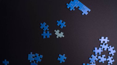 mavi bulmacalar, dokular ve arkaplan