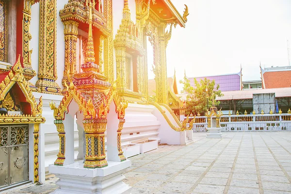Architectuur van de tempel op openbare tempel, de architectuur van het boeddhisme — Stockfoto