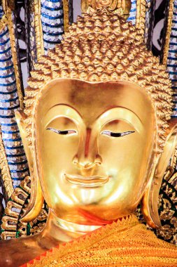 Altın heykeli Buda wat po, bangkok, Tayland