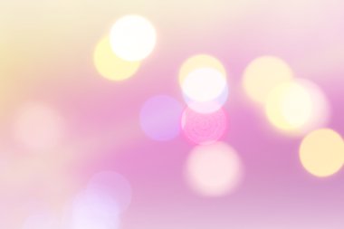 Işıklar bokeh arkaplanını bulanıklaştırdı