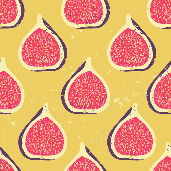 Sweet fruit seamless pattern — Stock Vector