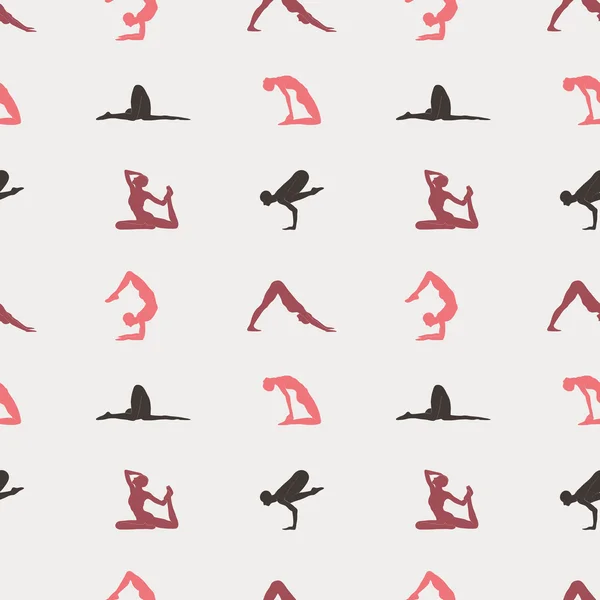 Yoga patroon — Stockvector