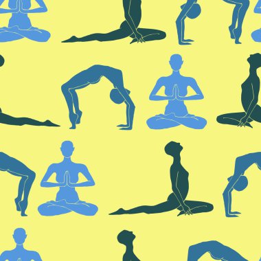 Yoga seamless modeli