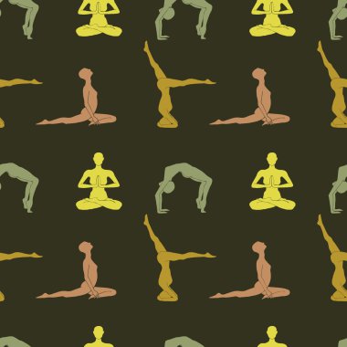 Yoga seamless modeli