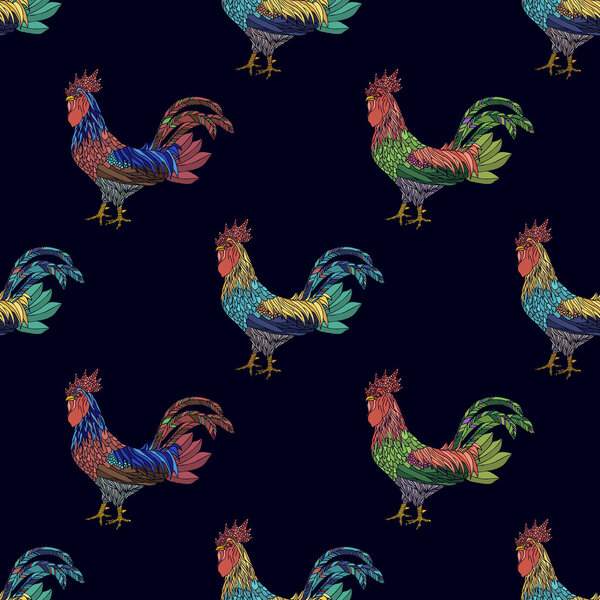 Cock background.