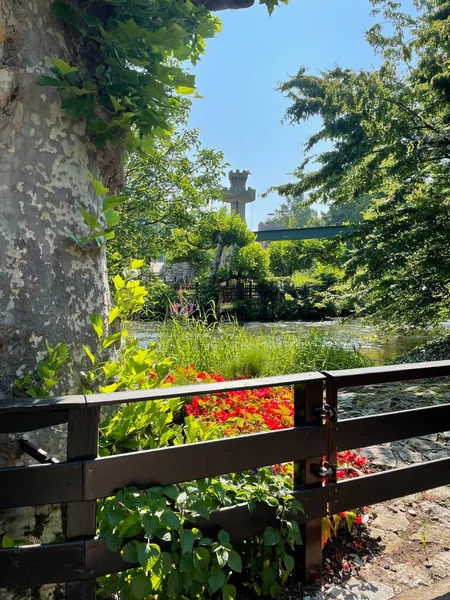 Europapark Pas 'ta güzel doğa manzarası.