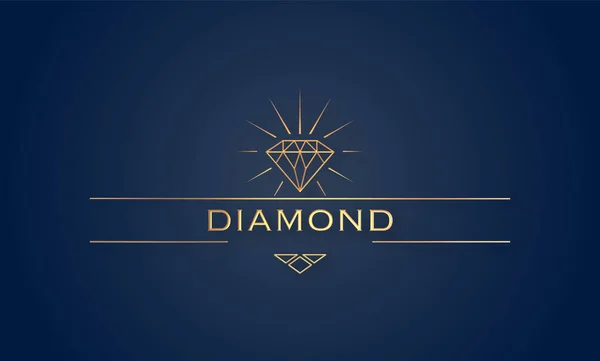 Diamant Mit Buntem Hintergrund Stockbild