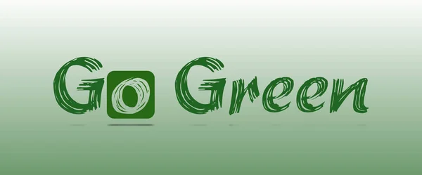 Green Mit Buntem Hintergrund — Stockfoto