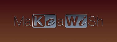 Renkli arkaplanı olan bir dilek tut