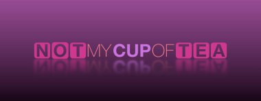 Renkli arka planlı çay fincanım değil.