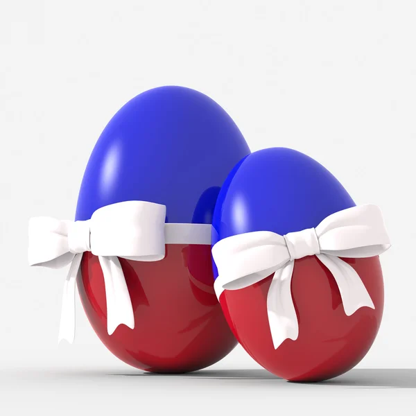 Easter egg flag France — Stock Photo, Image