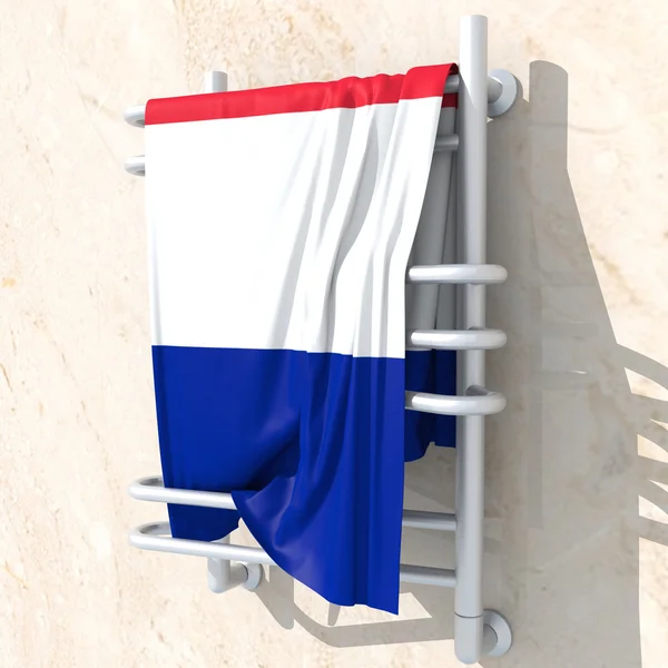 Objetos 3D con colores de bandera de Francia —  Fotos de Stock