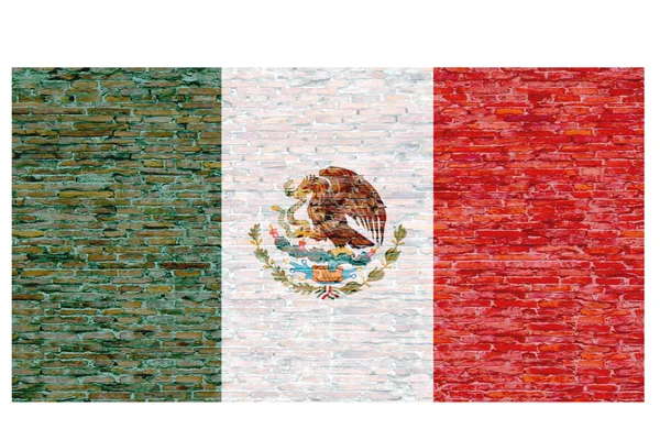 3D-objecten met kleuren markeren Mexico — Stockfoto