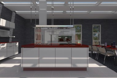 Bina iç ve dış, mobilya ile 3d modelleme