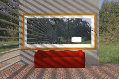 Bina iç ve dış, mobilya ile 3d modelleme