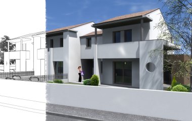 Bina iç ve dış, mobilya ile 3d modelleme
