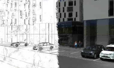 Bina iç ve dış, mobilya ile 3d modelleme