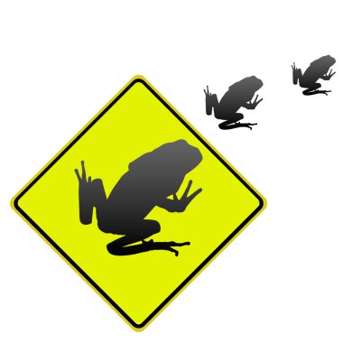 Yol işaretleri ile çeşitli göstergeler