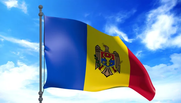 Rüzgar Moldova bayrağı