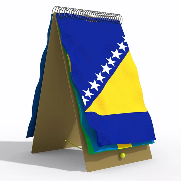 スパイラル ボスニアを旗します。 — ストック写真