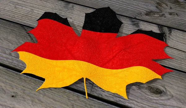 叶颜色标志德国 图库照片