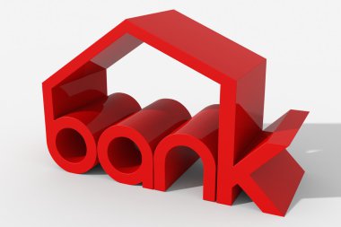 Logo 3d Banka Binası