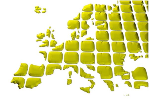 Europe 3D map with various textures — Stock Photo, Image