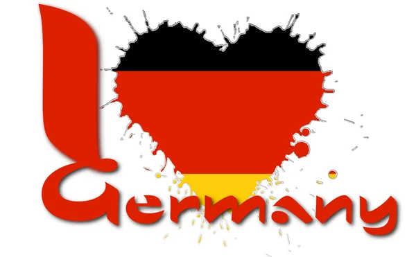 I love Germany — Stock Photo, Image
