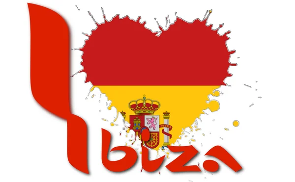 I love Ibiza — Stock Fotó