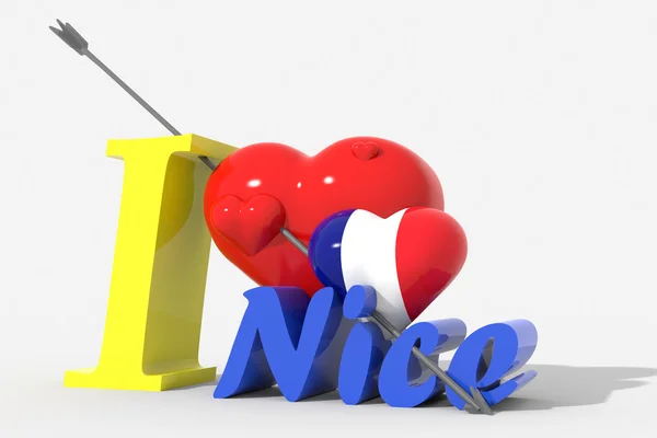 Me encanta Nice —  Fotos de Stock