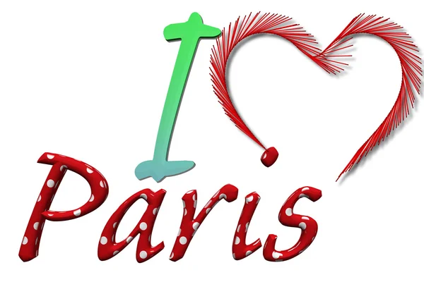 I love Paris 6 — Stock Fotó