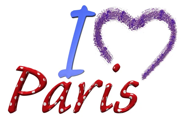 Я люблю Париж 6 — стоковое фото