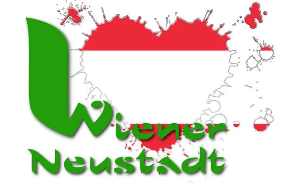 Eu amo Wiener Neustadt — Fotografia de Stock