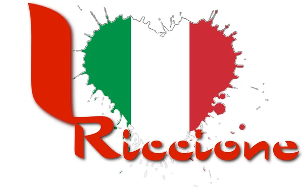 Miluji Riccione — Stock fotografie