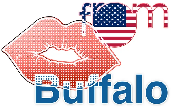Beso de Buffalo —  Fotos de Stock